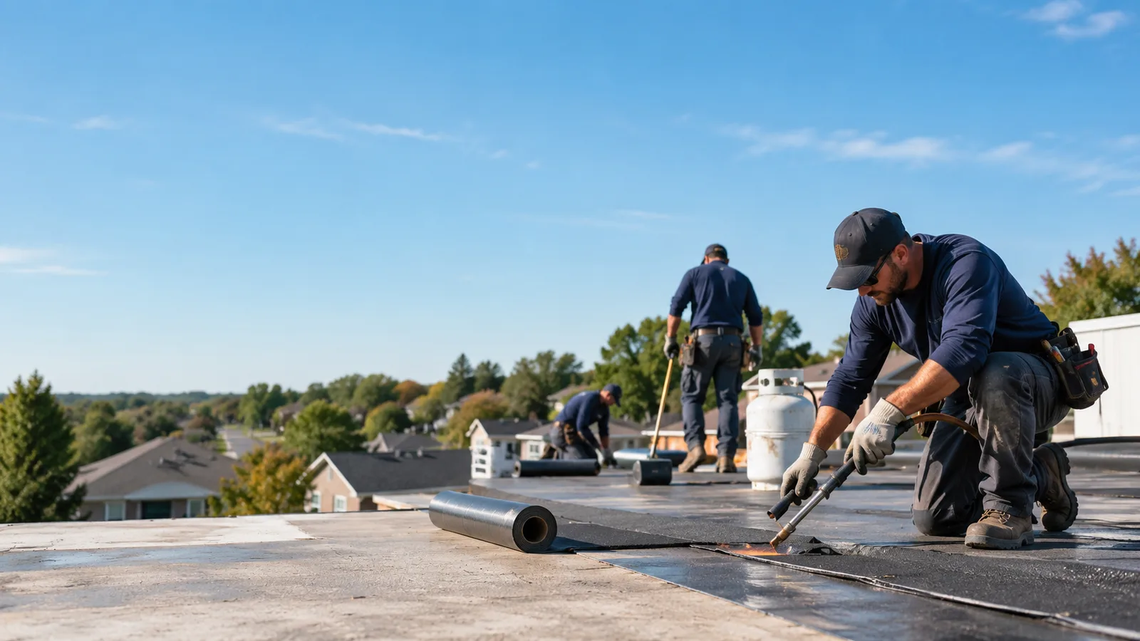 Flat Roof Leak Repair providers in Maroa, IL